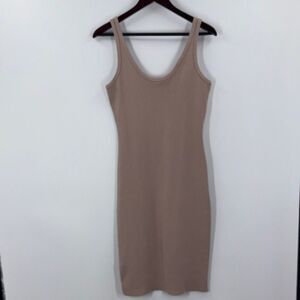 The Perfect White Tee Brand Tank Dress Beige Women’s Size Large